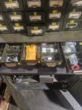 Assorted Tool Chest and Drawers with Assorted Tools and Components