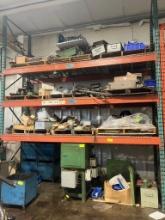 Racking w/ misc. contents - 14' x 12' x 42"