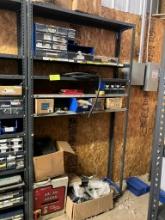 Shelving w/ misc. contents - appx. 4' wide x 7' height x 1' deep