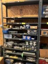 Shelving w/ misc. contents - appx. 4' wide x 7' height x 1' deep