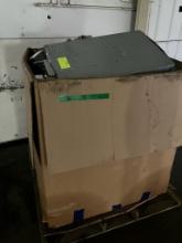 Bin of electronic waste - servers, hard drives, power supply, etc.