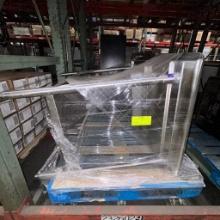 Stainless table with hole