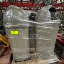 Tall trash cans with lids