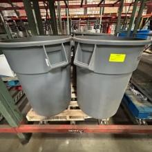 55 gallon Grainger trash cans