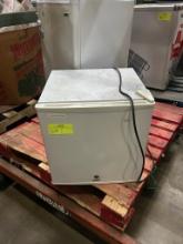 Tall Summt mini fridge and Small locking freezer