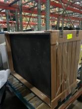 Wood merchandiser / rolling display cart