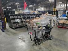 MartCart Electric Mobility Shopping Cart (Appears to be missing front steering wheel)