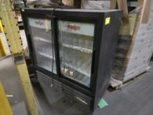 True sliding door cooler
