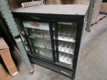 True sliding door cooler