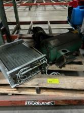 Lot of 2 Electric Motors and 1 Heat Exchanger