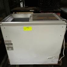 1 MMI chest cooler and 2 Coldsells glass front fridges