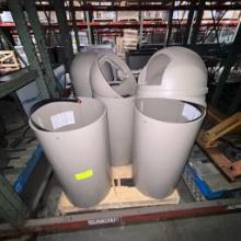 Tall trash cans with lids