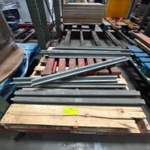 Pallet of misc pallet racking supports