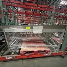 Stainless steel prep table