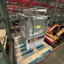 Open top glass cooler