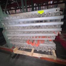 Pallet of misc pallet racking supports
