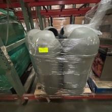 Tall trash cans