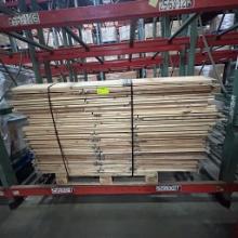 Pallet of wood pallet parts