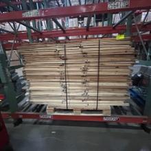Pallet of wood pallet parts