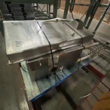Baldor meat grinder table with foot switch
