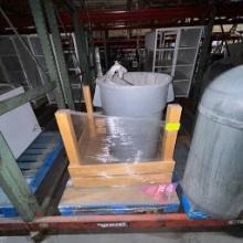Lot of table & trash can