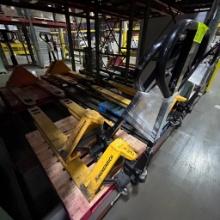 Lot of 2 Jungheinrich pallet jacks - 5500lb capacity