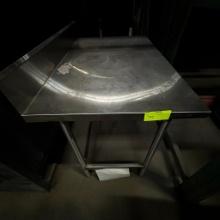 Stainless SteelPrep Table With Backsplash