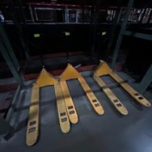 Lot of 3 Jungheinrich pallet jacks 5500lb capacity