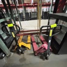 Lot of 2 pallet jacks - Jungheinrich 5500lb capacity & Gills 5500lb capacity