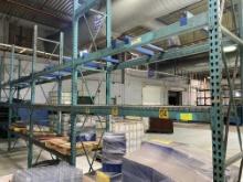 Teardrop Pallet Racking (8 sections, 3 levels per section)