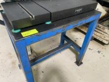 Granite Table Top Gage Block w/ Steel Table