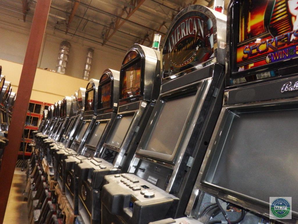 Mixed Lot of Monitor and Touchscreen Slot Machines