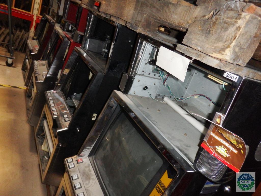 Mixed Lot of Monitor and Touchscreen Slot Machines