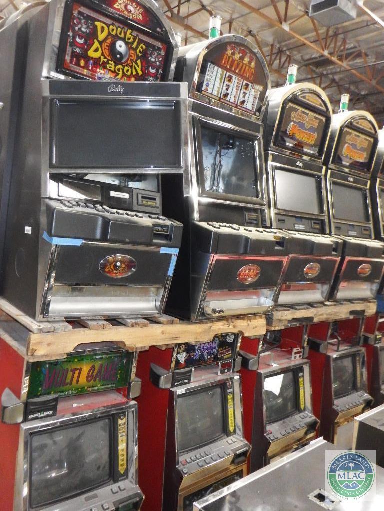 Mixed Lot of Monitor and Touchscreen Slot Machines