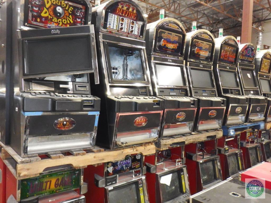 Mixed Lot of Monitor and Touchscreen Slot Machines