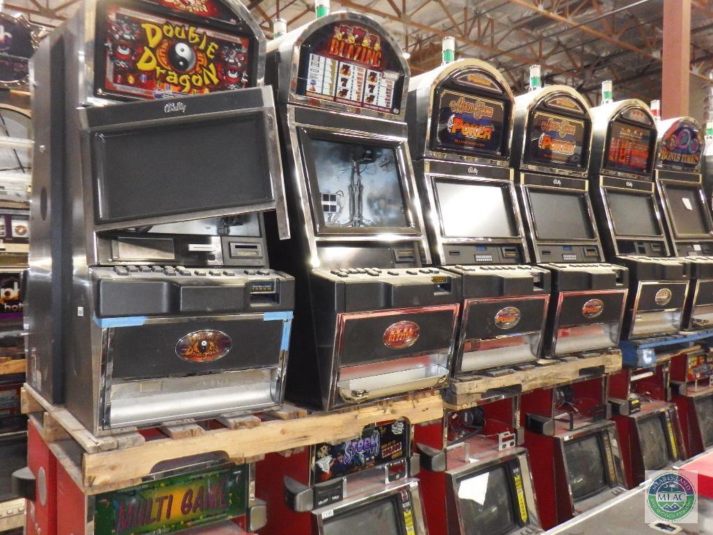 Mixed Lot of Monitor and Touchscreen Slot Machines