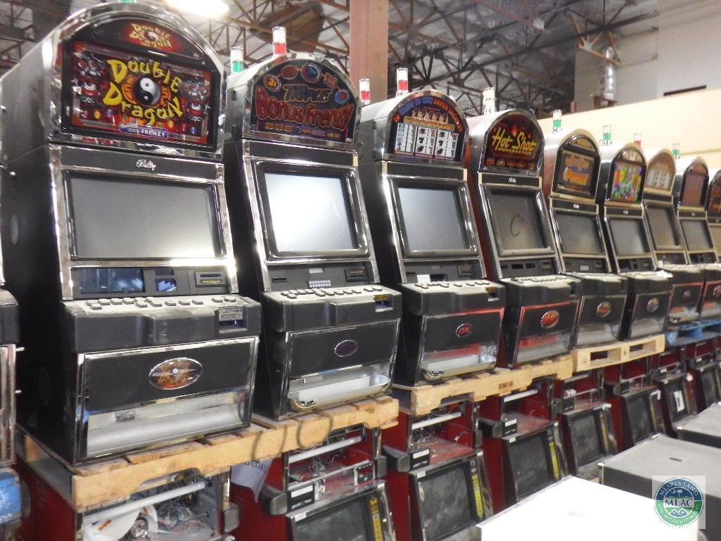 Mixed Lot of Monitor and Touchscreen Slot Machines