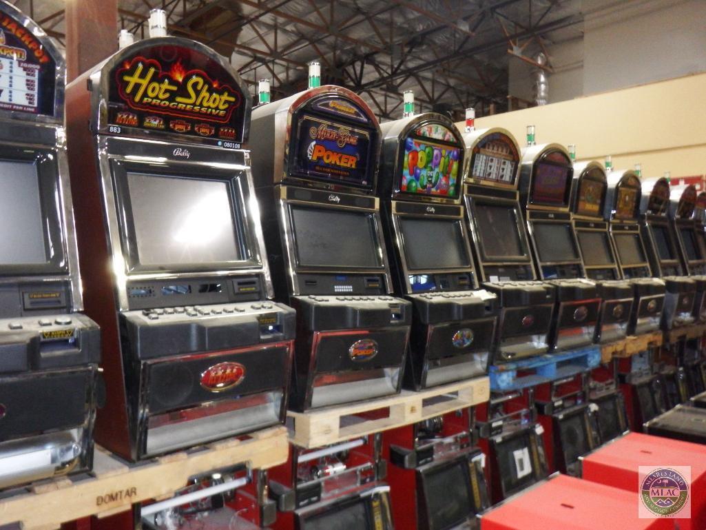 Mixed Lot of Monitor and Touchscreen Slot Machines