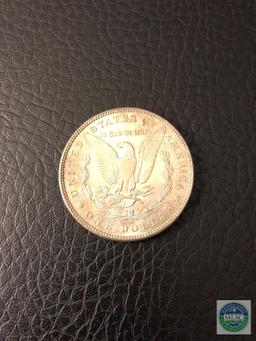 1886-P Morgan silver dollar