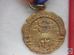 Camp Susquehannock Medals 1963 lot of 2