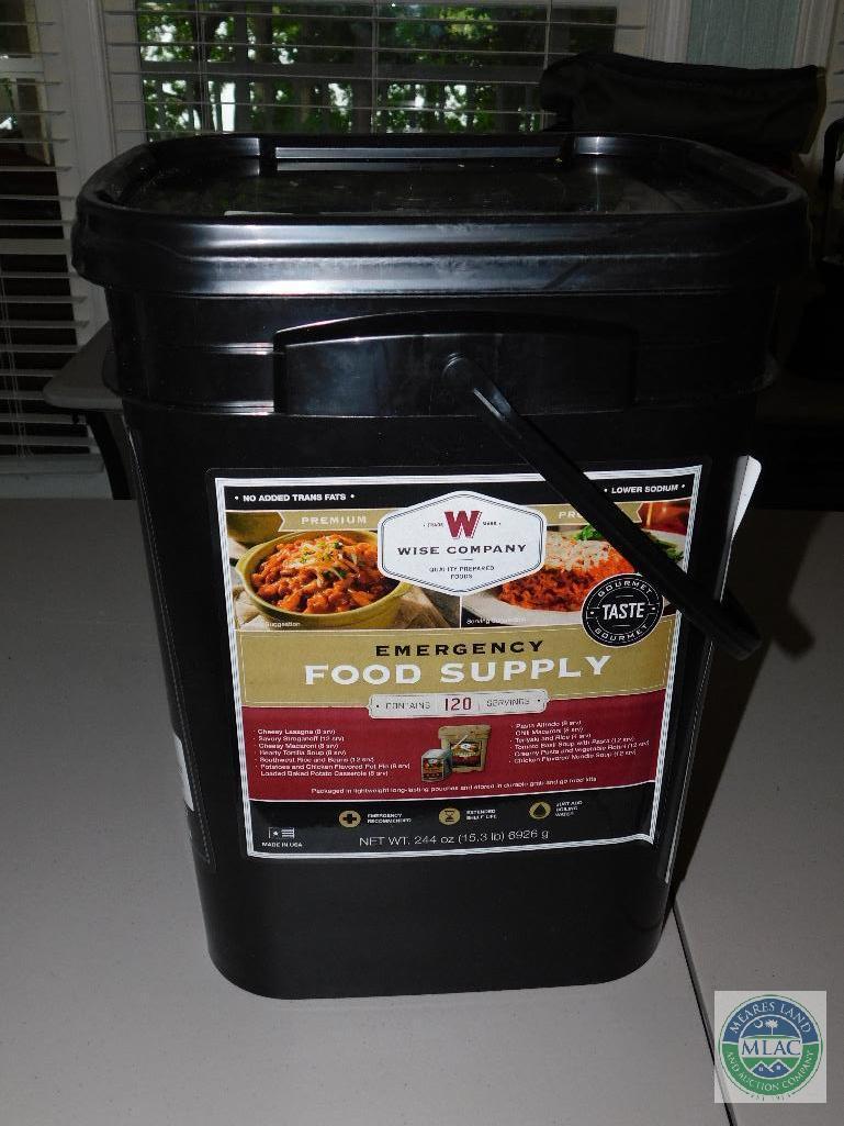 Wise Company New Emergency Food Supply 120 Servings