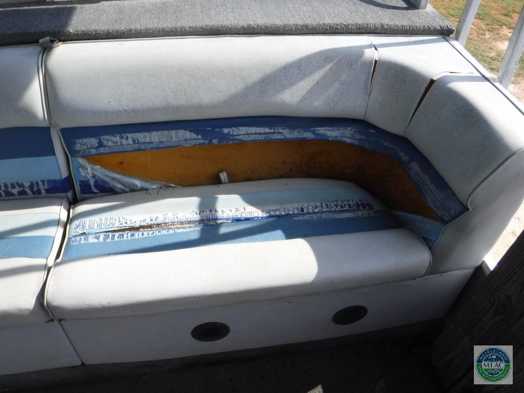 1987 Starcraft 24 ft Pontoon Boat with Wesco Trailer (with title)