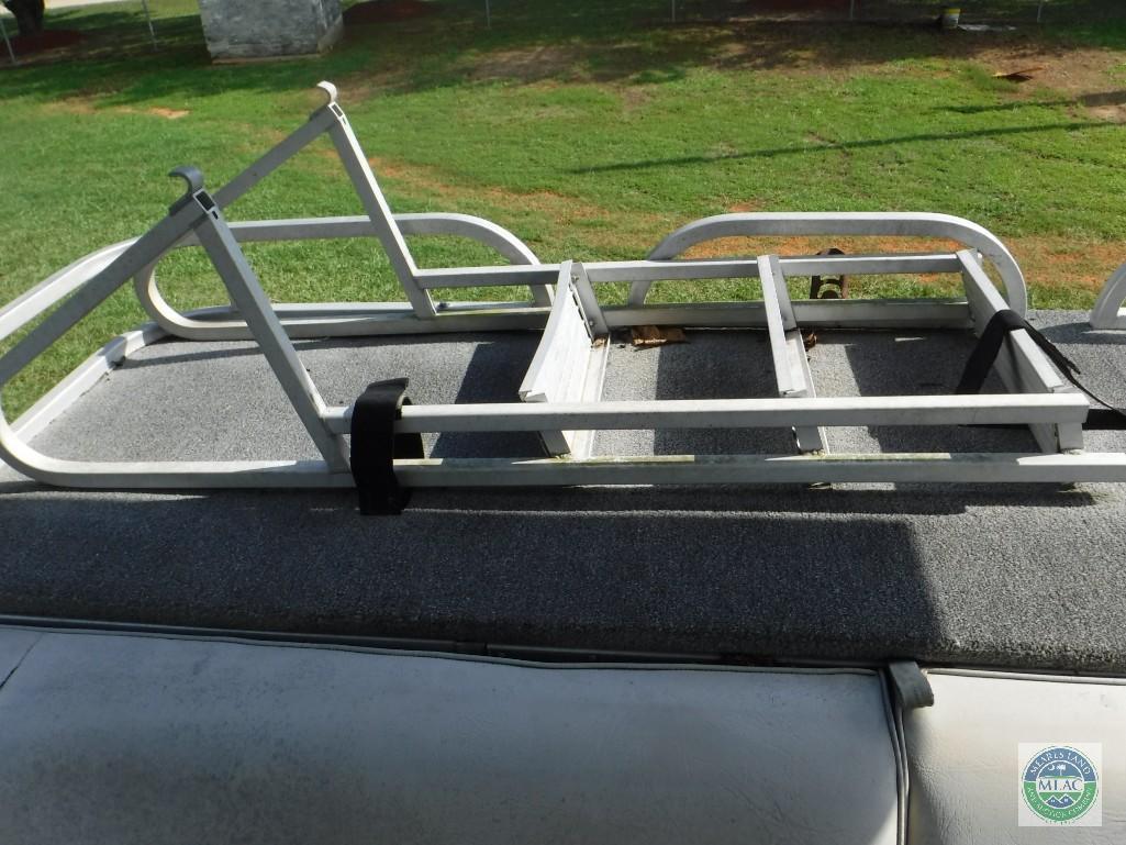 1987 Starcraft 24 ft Pontoon Boat with Wesco Trailer (with title)