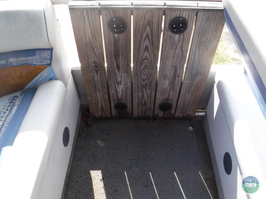 1987 Starcraft 24 ft Pontoon Boat with Wesco Trailer (with title)