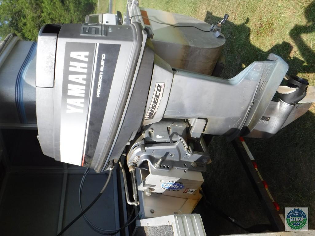 1987 Starcraft 24 ft Pontoon Boat with Wesco Trailer (with title)