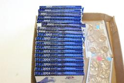 18 US State Mint 50 State Quarters Proof Sets.