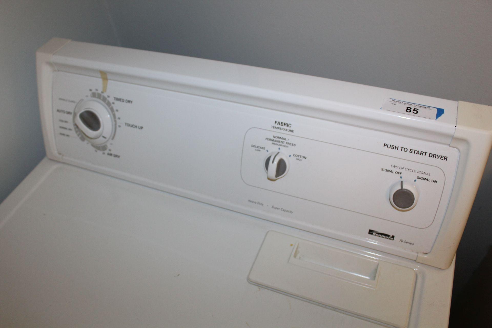 Kenmore 70 Series Heavy Duty Super Capacity Dryer.