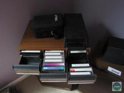 Speakers and cassette tape lot