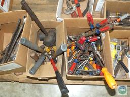 Lot Hand Tools Wrenches Hammers Pliers etc.
