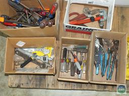 Lot Hand Tools Wrenches Hammers Pliers etc.
